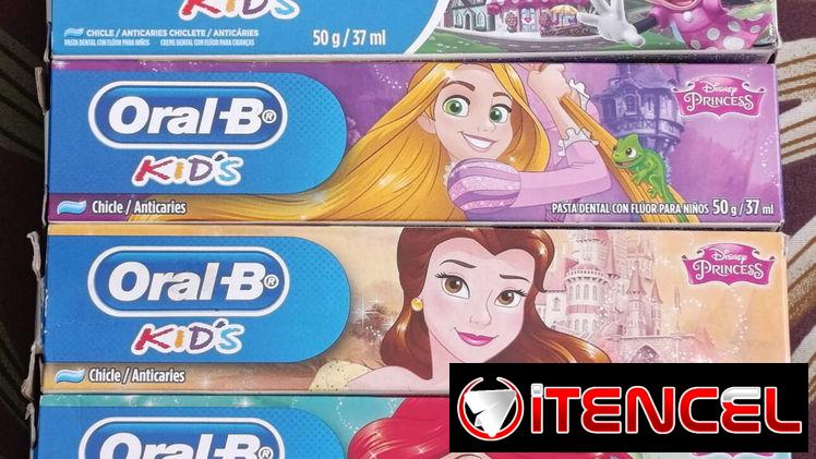 Pasta dental infantil de sabores