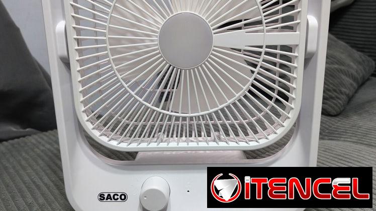 Ventilador recargable marca Saco — foto 1