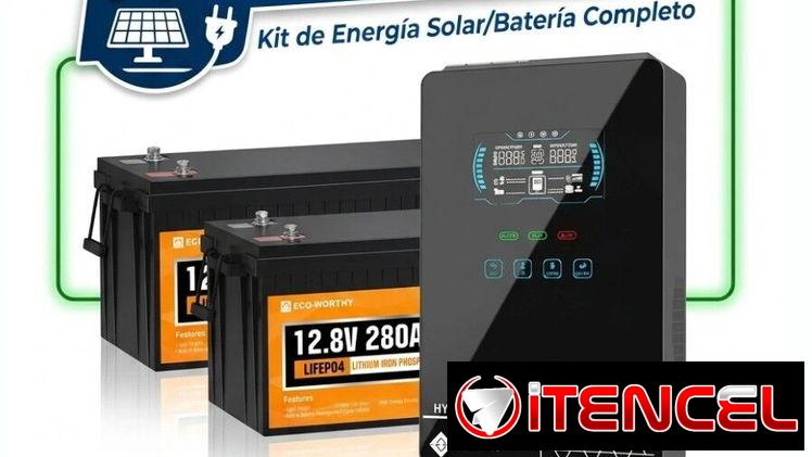 Kit Sumry + 7kwh en baterías ecoworthy UNA BESTIALIDAD