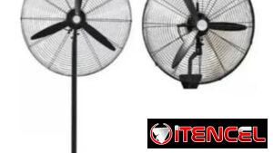 Ventilador industrial 2 en 1 (pedestal y pared)