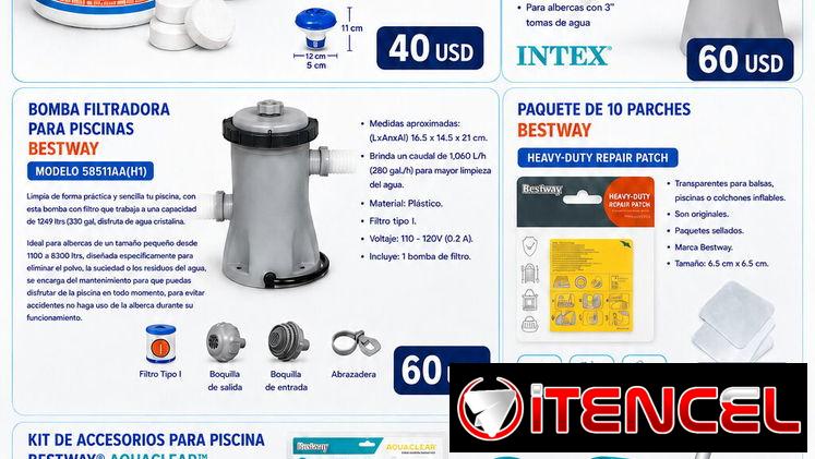 Todo Para Su Piscina, No dude en llamar.
