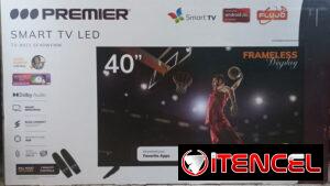 Smart TV, Premier, 40", soporte de pared -mensajería gratis y garantía