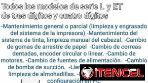 Mecanico de impresoras Epson ET