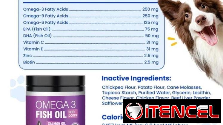 Omega 3 FISH OIL- Suplemento para Perro