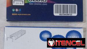 Grapas galvanizadas 26/6