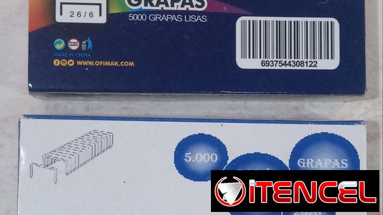 Grapas galvanizadas 26/6