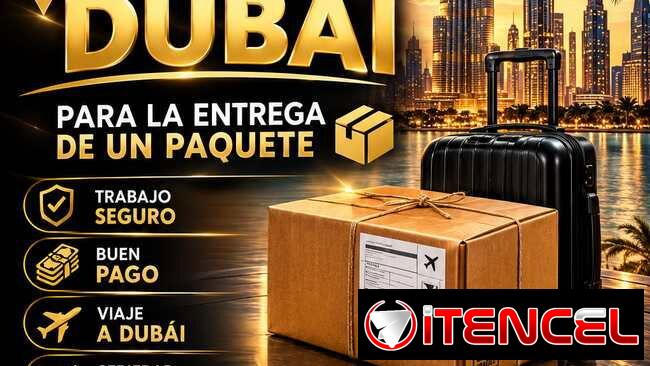 Se busca persona que viaje a dubai