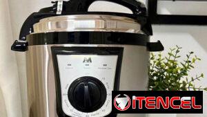 *Olla reina  Marca JM*  Capacidad 6lt  Potencia -1000w  Voltaje -110V  Función analógica (funciona por botón)  Reloj 60m
