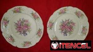Platos de vajilla antigua para coleccionistas