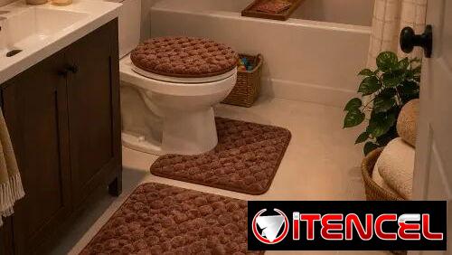 Set de alfombras para baño (3 piezas)(CVV)