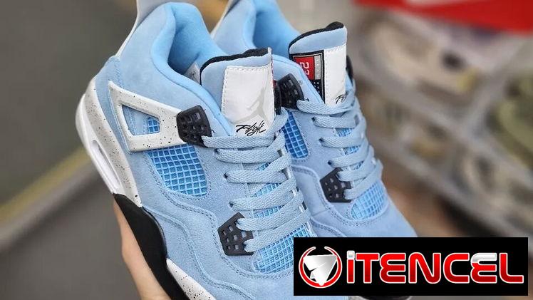 Jordan 4 Retro University Blue #42 Precio 75 usd VEDADO