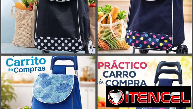Carrito de Compras Plegable con Ruedas Escalonadas (cv) — foto 1