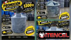 💦Tanques para agua💧 *OFERTAZO*  55G(220Lts), 850Lts 4Torres, 1000Lts 4Torres, 1200Lts 4torres y 3000Lts 4Torres💦