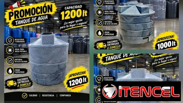 💦Tanques para agua💧 *OFERTAZO*  55G(220Lts), 850Lts 4Torres, 1000Lts 4Torres, 1200Lts 4torres y 3000Lts 4Torres💦