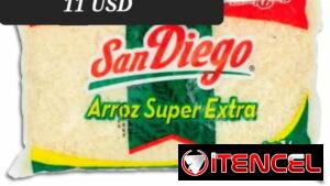 Arroz mexicano 1 kg por 11 usd la bolsa de 10 paquetes