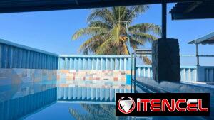 RENTA DE PISCINA Y 1 HABITACIÓN EN SANTA FE PARA TU CELEBRACIÓN (A 3 CUADRAS DEL MAR) 🎉🏊‍♀️
