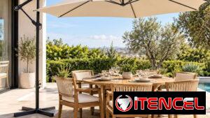 Sombrilla de 3m , Ideales para negocios, patios o terrazas🫠