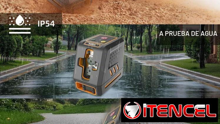 Nivel laser TOWAYTEK profesional luz verde (incluye baterias)