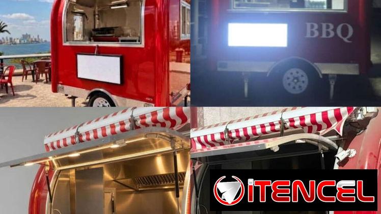 🚚 Mini Food Trailer Ovalado  YBM/PREMIUM  Precio:  13,000 USD