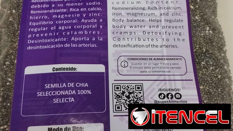 SEMILLAS DE CHIA NEGRA — foto 1