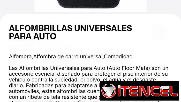 alfombrilla auto