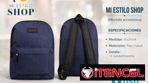 Mochila azul