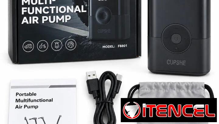 Compresor/Inflador de Aire Portátil CUPSHE - Recargable y Automático (42 USD) — foto 1