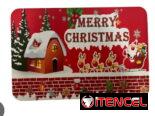 💜Alfombra para entrada de navidad Engomadas completamente  Antideslizante  Medida:60cm x 40 cm Precio: 7 usd