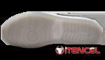 Zapatillas Air Jordan 1 Low en tonos grises con acabado brillante — foto 4