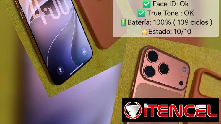 iphone 17 pro Max Sim física con su caja con 100 de batería venta o cambio x iPhone menor y vuelto — foto 2
