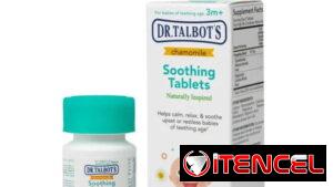 Tabletas calmantes de manzanilla para bebés con dentición 140 tab