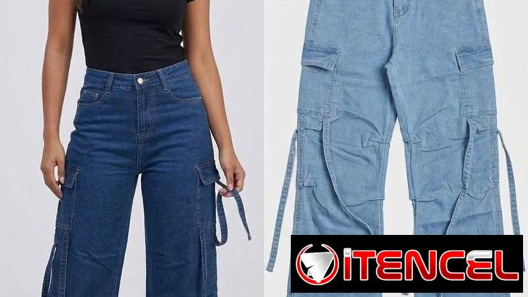 Pantalones de mezclilla elastizado para mujer