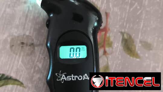 Medidor de aire digital para gomas