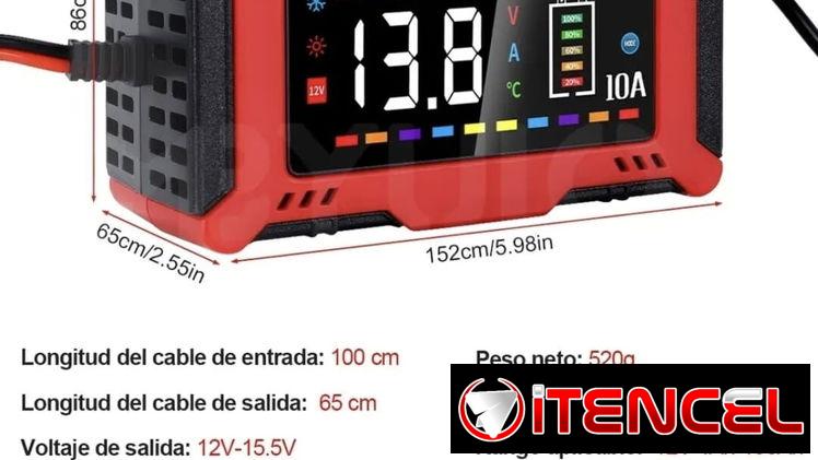 Cargador de baterias 12v 10a inteligente para auto — foto 4