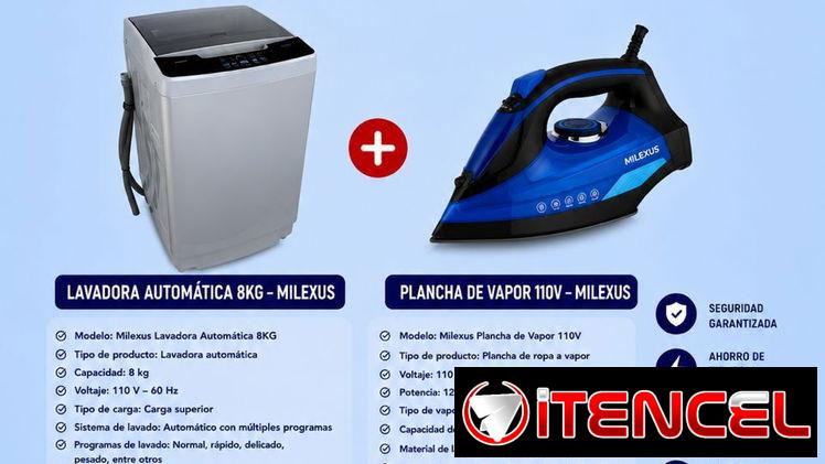 Combos de elctrodomesticos: Freidora mas arrocera, lavadora mas calentador de agua.