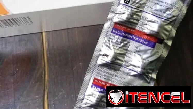 Venta de Valproato de Sodio ruso . Blister de 10 tabletas de 500 mg en 4000 pesos