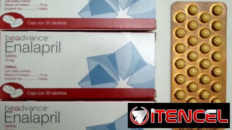 Enalapril 10mg $800 Caja con 30 tabletas