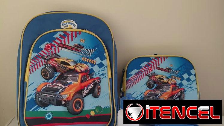 Mochilas 3D con merendero térmico, cartuchera, pomo y pozuelo — foto 1