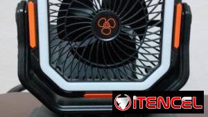 Ventilador recargable f22