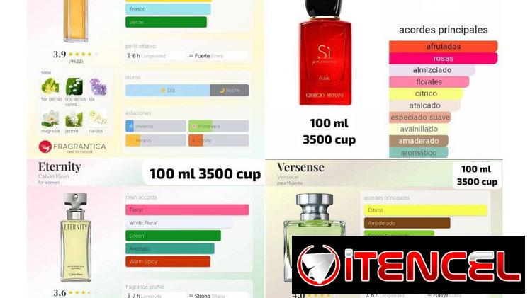 Variedad de perfumes disponibles para todos los gustos