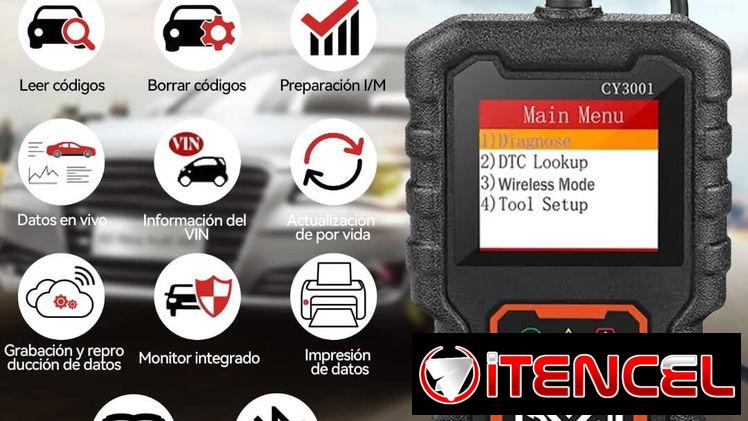 Escáner OBD2 CY3001 con pantalla para el carro — foto 2