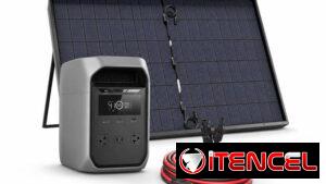 Combo Delta 3 Classic+Panel solar de 450w con su cable enchufado
