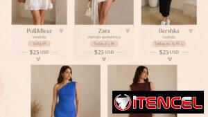 Vestidos marca Zara, H&M, Bershka, Pull&bear