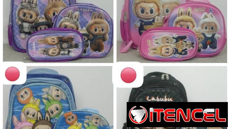Combo de 3 piezas de Mochilas escolares — foto 1