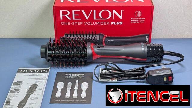Revlon One-Step Volumizer Plus Hair Dryer Brush 2.4 in RVDR5298 Black/Red - New! — foto 1