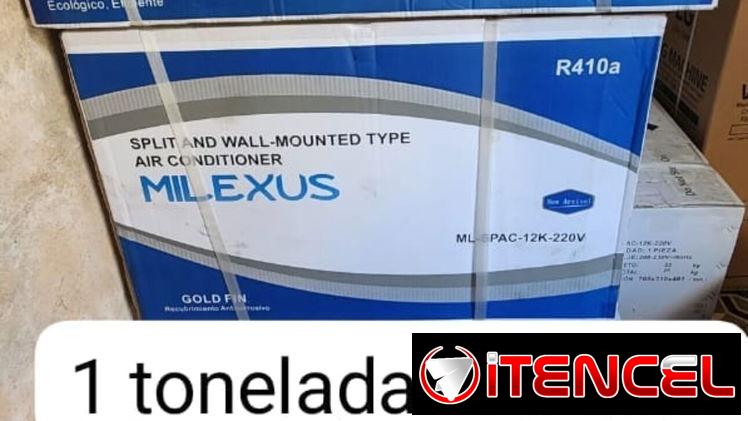 Split esplit aires acondicionado 1 tonelada milexus