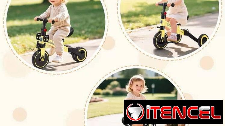 Triciclo Convertible 3 en 1 para Niños P0878-AV001 — foto 3