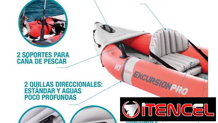 Kayak Excursión Pro👑Medidas 3.05cm x 91cm x 46cm📍Garantía 1 mes🔴 Entrega gratis🔴‼️Viene con lo de las fotos‼️‼️