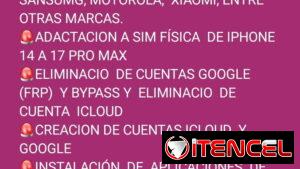 TÉCNICO EN REPARACIÓN DE TELEFONOS Y TABLET 🚨🚨SERVICIOS🚨🚨🚨CAMBIO DE PANTALLA Y PUERTO DE CARGA 🚨Desbloqueo de re