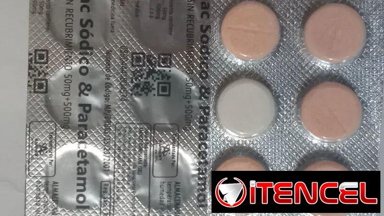 Diclofenaco con paracetamol 500